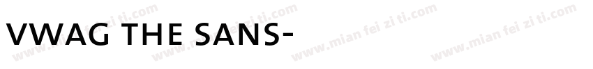 vwag the sans字体转换